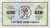 (№1971P-189b) Банкнота Северная Ирландия 1971 год "10 Pounds" (Подписи: Gabbey)