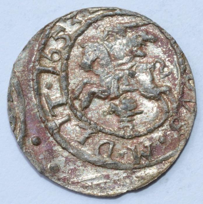 (№1652km41) Монета Литва 1652 год 1 Schilling