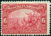 (№1921-399) Марка Сальвадор 1921 год "Дельгадо ", Гашеная