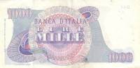 (№1962P-96a) Банкнота Италия 1962 год "1,000 Lire"