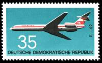 (1972-024) Марка Германия (ГДР) "Авиалайнер"    Авиация III Θ