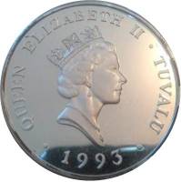 () Монета Тувалу 1993 год 20  ""    AU