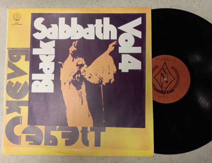 Пластинка виниловая &quot;B. Sabbath. VOL 4&quot; SNC Records 300 мм. (Сост. отл.)
