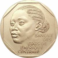 (№1985km14) Монета Габон 1985 год 500 CFA Francs