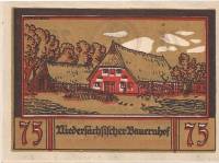 (№1921) Банкнота Германия 1921 год "75 Pfennig"