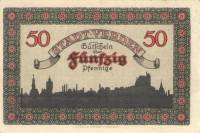 (№1920) Банкнота Германия 1920 год "50 Pfennig"
