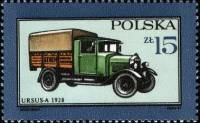 (1987-019) Марка Польша "Грузовик Ursus-A, 1928"    Автомобили и мотоциклы I Θ
