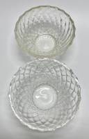 Салатники, хрусталь, повреждены края, СССР, 2 шт