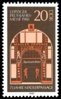 (1988-016) Марка Германия (ГДР) "Портал Мадлер"    Ярмарка, Лейпциг III O