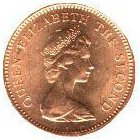 (№1976km1) Монета Тувалу 1976 год 1 Cent