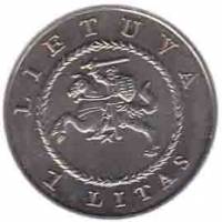() Монета Литва 2004 год   ""     XF
