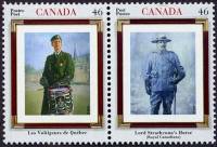 (№2000-1942) Лист марок Канада 2000 год "Отель Les вольтижеров Квебека Господь Strathcona039s лошадь