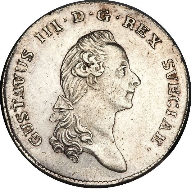 (№1779km527) Монета Швеция 1779 год 1 Riksdaler