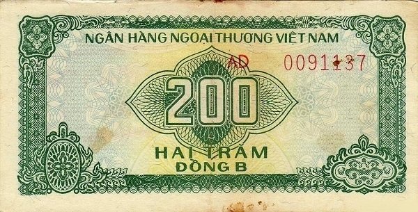 (№1987P-FX4a.1) Банкнота Вьетнам 1987 год &quot;200 Đồng&quot;