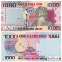 Банкнота Сьерра-Леоне 2010 год 1 000 леоне Баи Буре   UNC
