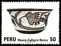 (№1978-1115) Марка Перу 1978 год "Наска керамики", Гашеная