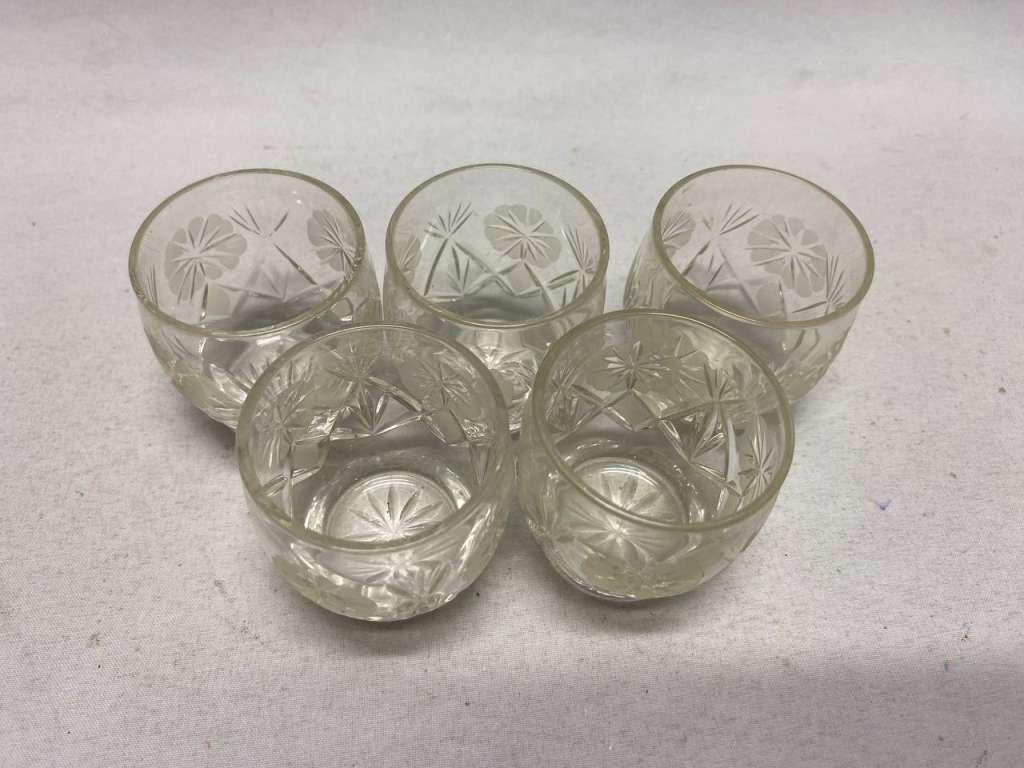 Рюмка хрусталь 5 шт