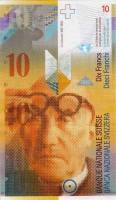 (,) Банкнота Швейцария 1995 год 10 франков "Ле Корбюзье"   UNC