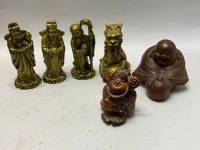 Сувенир статуэтка 6 шт из разных материалов