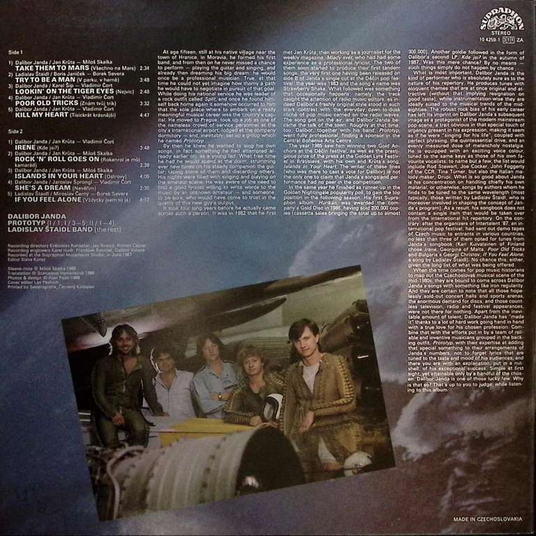 Пластинка виниловая Dalibor Janda Take them to mars Мелодия 300 мм. Near mint