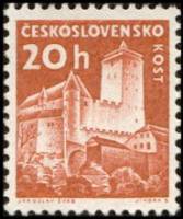 (1960-012) Марка Чехословакия "Замок Кост"   Замки и усадьбы (Стандартный выпуск) I O