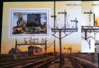 (№1989-214) Блок марок Сан-Томе и Принсипи 1989 год "Проблемы блок", Гашеный