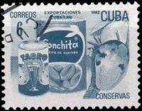 (1982-018) Марка Куба "Консервированные фрукты"    Товары на экспорт. Стандартный выпуск III O