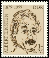 (1979-015) Марка Германия (ГДР) "Альберт Эйнштейн"    100 лет рождения III Θ