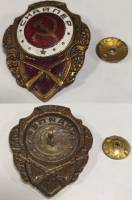 Знак СССР "Отличный снайпер" 1942 год, горячая эмаль, на винте Отл. сост.