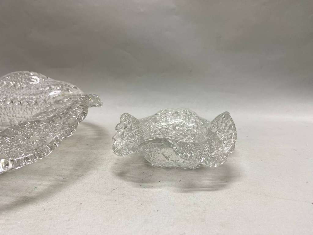 Ваза кашпо стекло, 2 шт