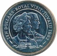 () Монета Тувалу 1982 год 10  ""    AU