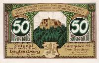 (№1921) Банкнота Германия 1921 год "50 Pfennig"