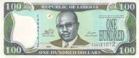Банкнота Либерия 2009 год 100 долларов Уильям Ричард Толберт   UNC