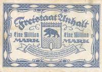 (№1923) Банкнота Германия 1923 год "1,000,000 Mark"