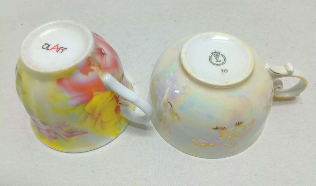 Чашки чайные, 4 шт (2+2)