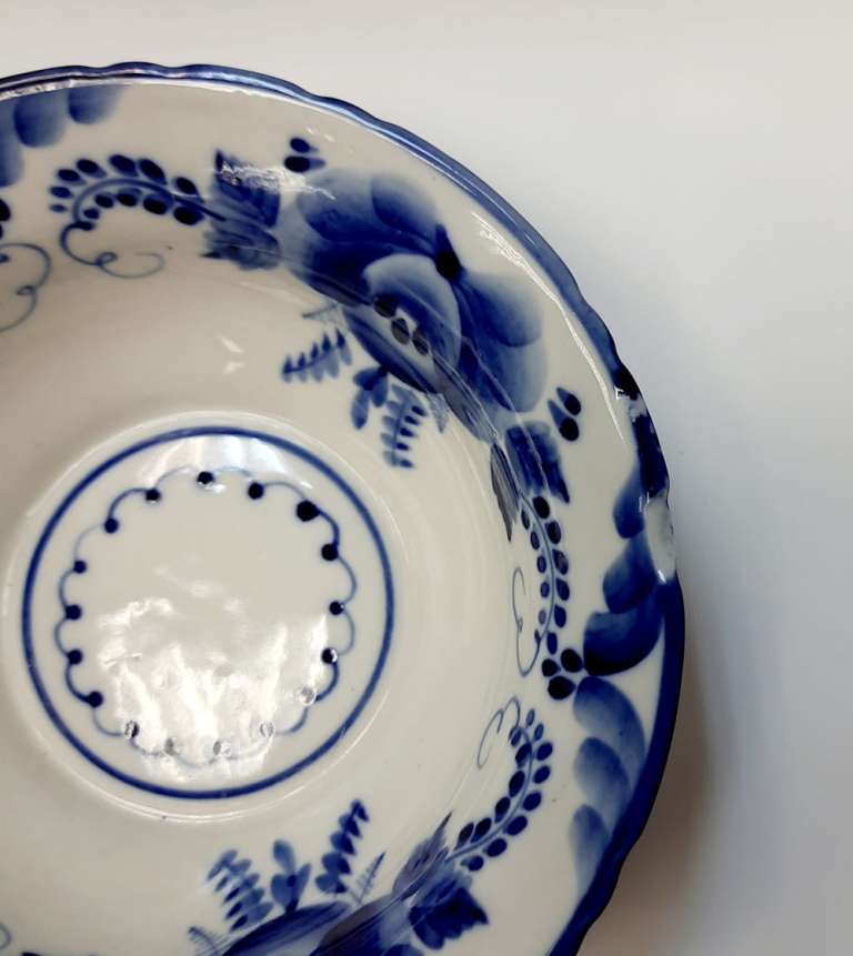 Набор изделий "Гжель" с дефектами, 4 предмета