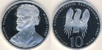 (1997a) Монета Германия (ФРГ) 1997 год 10 марок "Филипп Меланхтон"  редкий двор Серебро Ag 625  PROO