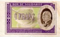 (№1940) Банкнота Франция 1940 год "1 Franc"