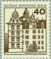 (1980-002) Марка Германия (ФРГ) "Вольфсбург"    Крепости и замки III O