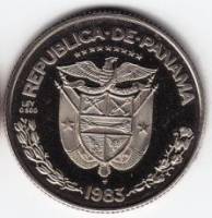 () Монета Панама 1983 год 14  ""   Медь-Никель  UNC
