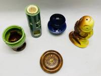 Набор для ароматерапии аромалампа 4 шт + подставка для благовоний (состояние на фото)