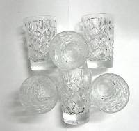 Набор стопок хрусталь 6 шт (сост. на фото)