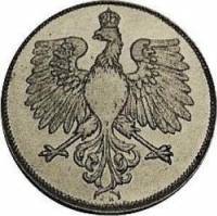 (№1919) Монета Польша 1919 год 50 Groszy (Большой Орел)