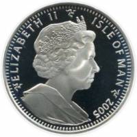 () Монета Остров Мэн 2005 год 1 крона ""   AU