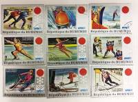--  Набор марок Бурунди 9 шт.  Гашёные , III Θ