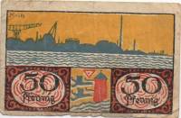 (№1919) Банкнота Германия 1919 год "50 Pfennig"