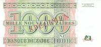 () Банкнота Заир 30.01.1995 год 1 000  ""   UNC