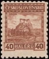 (1927-008) Марка Чехословакия "Оравский замок"    Ланшафты III Θ