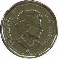 (1935) Монета Канада 2008 год 1 доллар   Никель  UNC