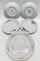 Тарелка + чайные блюдца (2+2), Польша, Китай, ГДР